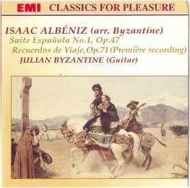 Cover of Isaac Albéniz, Suite española and Recuerdos de viaje