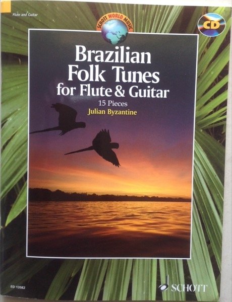 Cover of Brazilian Folk Tunes, arranged for flute and guitar